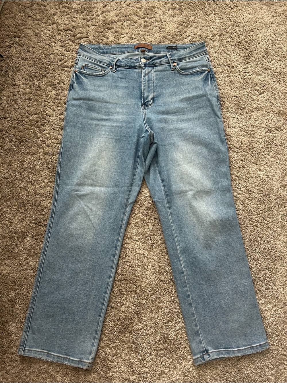 Judy Blue Light Blue Straight-Leg Women's Jeans